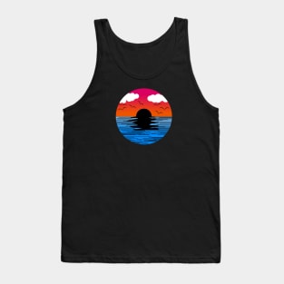 Retro Sunset Tank Top